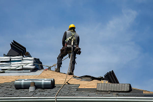 Professional Roof Replacement technician working in Oakhurst, OK